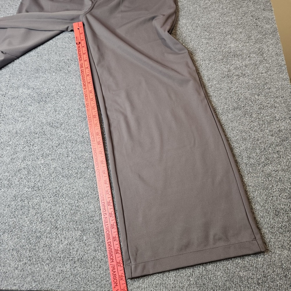 Halara Flex Day Stretch Pleated Pants Size Large Taupe Brown Wide Leg - Picture 5 of 8